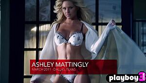 sexy blonde ashley mattingly loved stripping solo. playboy shoot got me so hot