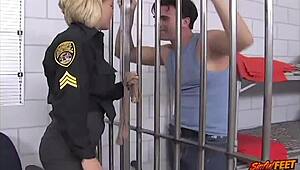 Krissy Lynn’s Intense Prison Pantyhose Fetish Fuck