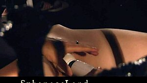 Subgirl Tied and Legs Spread for Intense Bondage Massage!