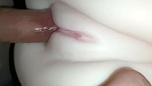 this teen pussy feels slippery and tight in close-up