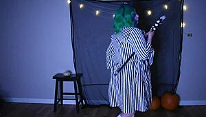 Watch Beetlejuice Strip with Clothes Ripped Off!