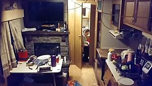 wife enjoys a peaceful shower after a long day, feeling refreshed and relaxed