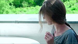 Metart - Busty Russian Babe Ethelle Undresses Her Natural Tits