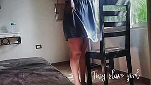 Black lesbian dives deep into a teen 18+’s tight ass for raw rimming