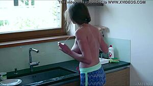 Metart - Busty Russian Babe Ethelle Undresses Her Natural Tits