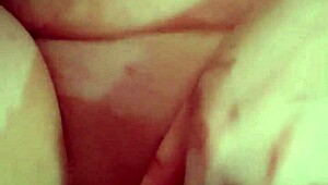 I watch my hot wife squirt passionately in homemade solo session