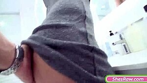 newbie aria logan feels intense pounding from director's monster cock