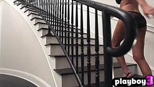 sexy blonde ashley mattingly loved stripping solo. playboy shoot got me so hot