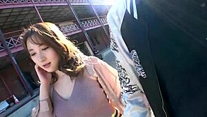 Gorgeous H-Cup Beauty Rented As Girlfriend, Seduced For Forbidden Erotic Acts In Limousine With Extreme Titjob