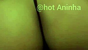 Hard Not to Cum with Aninha's Big Ass