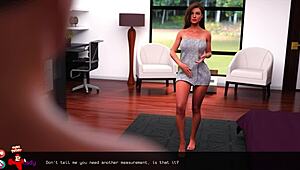 Measuring my cum - ep 12 with hot milf jacking him off