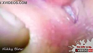 Intense close-up pussy licking and bareback fucking