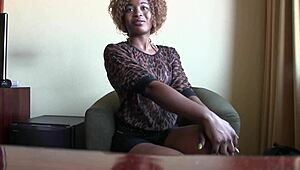 i'm suckin white dick for a fake job, bent over assfuckin this african milf with big tits