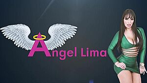 Angel Lima's tight pussy up close