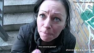 Milf Mareen Deluxe Enjoys Public Dick Under Bridge on Date