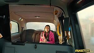 She fucks for money in fake taxi! Monster cock offer too good!