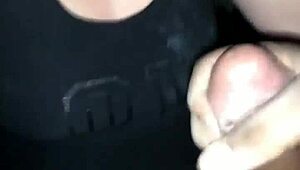 wife sucking my hard cock in pov.