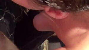 Queenlaroyale sucks her lover's big cock