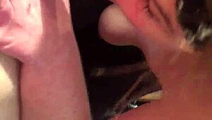 Queenlaroyale sucks her lover's big cock