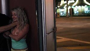 Two girls DOMINATE in SEX by the POOL, teen in LINGERIE gets BDSM hardcore