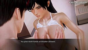 lose the bet and jerk off that big cock, waifu?