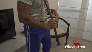 Latina milf dancing and getting ass slammed hard by cock