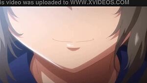 Hentai Midareuchi Scene 1: Group Blowjob and Masturbation