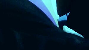 le pago al tatuador con anal en lingerie