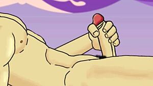 Gay cartoon hunk in cum dreams hentai.