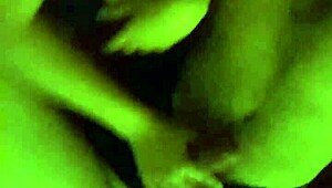 Young amateur girl rubs and sucks cock well