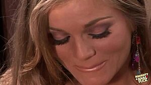 Arriving early at the party, the busty stripper seduces the host. They dive into intense anal action.