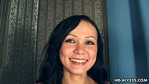 skinny babe offers up her tight ass for a rough drilling session.