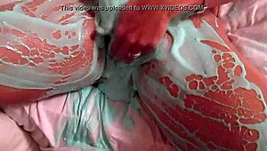 Oily Wife Gets Messy Insertion And Fucking