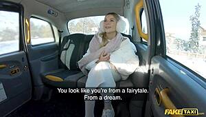 fake taxi driver scores with hot lingerie model