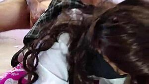 Mexican Teen Fucks Father-In-Law Before Boyfriend Arrives!