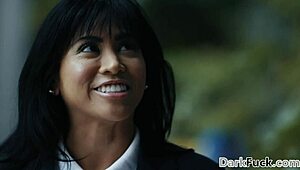 Awkward Boner Turns Massage Into Wild Interracial Cock Ride