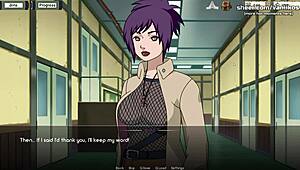 Hei memek ketat Anko Mitarashi 18+ berpayudara digenjot Naruto master