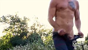 brysen barron bareback - gay hunk sucking cock in fantasy movie