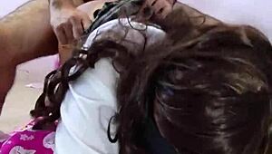 Mexican Teen Fucks Father-In-Law Before Boyfriend Arrives!