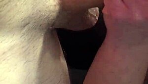 Queenlaroyale sucks her lover's big cock