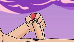 Gay cartoon hunk in cum dreams hentai.