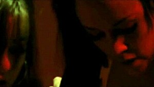 I joined this lesbian threesome with strap-ons and toys