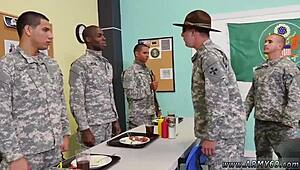 Intense gay sex with teen 18+ under drill sergeant command.