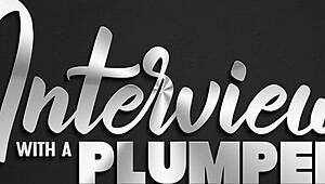 Črna BBW Barbie Crystal deli backstage intervju z debeluško