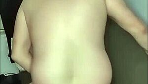 Horny Babe Squirts While Deepthroating and Taking Assfucking