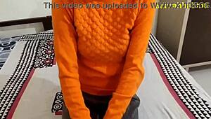 Indian Step Daughter's Seductive Dirty Talk with Step Father