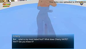 Femdom University Cherry Says, 'You're My Slave In The Bathroom'