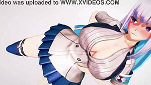 Get ready to be amazed by the hottest 3D hentai featuring Nijisanji licking Hela's sexy curves