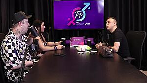 freddy the dogging king fucks without condom in sheer red lingerie