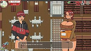 i flash my cock to the nerdy girl in the library